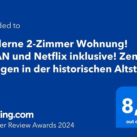Moderne 2-Zimmer Wohnung! Wlan Und Netflix Inklusive! Zentral Gelegen In Der Historischen Altstadt! Stade Zewnętrze zdjęcie